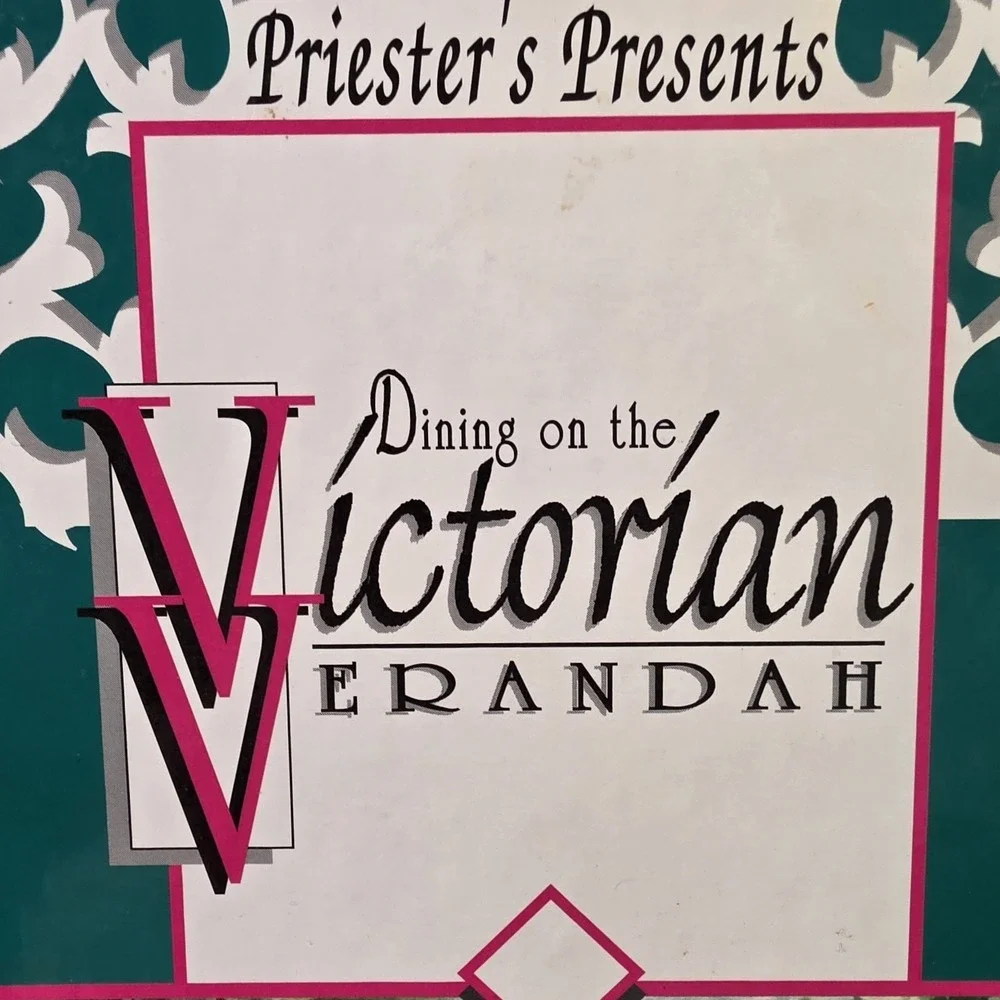 Priester's Dining On The Victorian Verandah‎ By Gene Westbrook Cookbook Signed